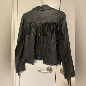 Top Shop Fringe Leather Jacket (6)